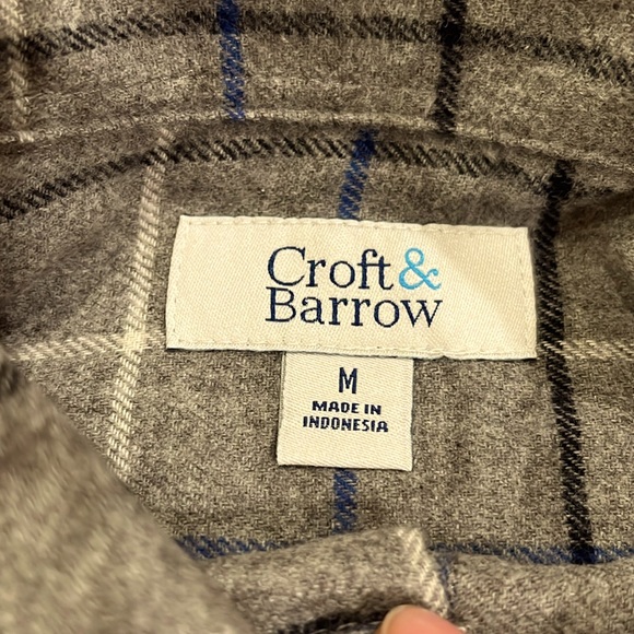 Crofts & Barrow flannel plaid shirt - Picture 4 of 5